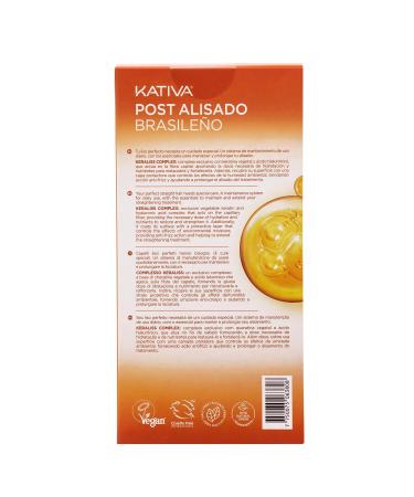 Kativa Post Alisado Hair Straightening Effect Set of 2 - Shampoo 225ML and Conditioner 225ML - Buy Online on GoSupps.com
