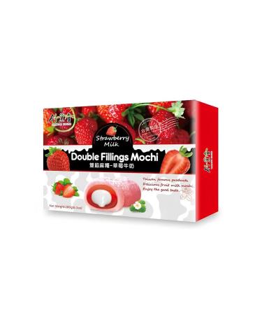 Bamboo House Double Fillings Mochii Strawberry Milk 180g