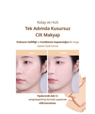 CLIO Lightweight Smooth Matte Finish Powder Foundation CLIO Kill Cover Powder Foundation (21C Lingerie) - Buy Online on GoSupps.com