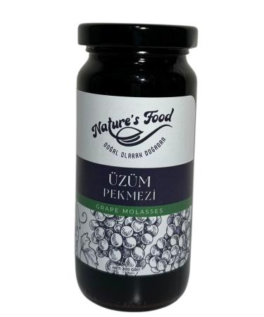 NATURES FOOD Grape Molasses Natural from Cappadocia No Preservatives No Additives 300gr Glass Bottle