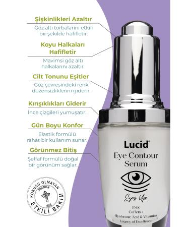 Lucid Biochemical Anti-Aging Eye Contour Anti-Puffiness and Anti-Bagging Serum (HELICHRYSUM ITALICUM) 30ml - Buy Online on GoSupps.com