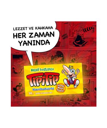 Tipitip Mixed Fruit Flavored Gum 27 gr - 12 Pieces - Buy Online on GoSupps.com