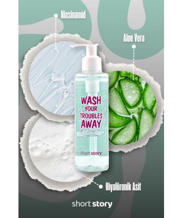 short story Wash Your Troubles Away - Gentle Facial Cleansing Gel 200 ml All Skin Types - Buy Online on GoSupps.com