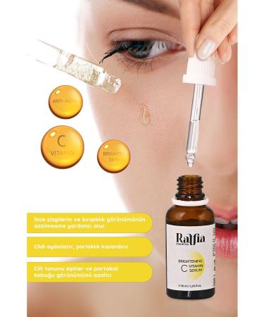 Raffia Cosmetics Brightening Anti-Spot and Anti-Darkening Vitamin B3 Intensive Vitamin C Serum 30ml - Buy Online on GoSupps.com