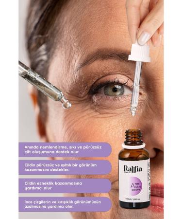 Raffia Cosmetics Anti-Aging Serum 30ml Hyaluronic Acid Collagen Supported Anti-Aging Serum - Buy Online on GoSupps.com
