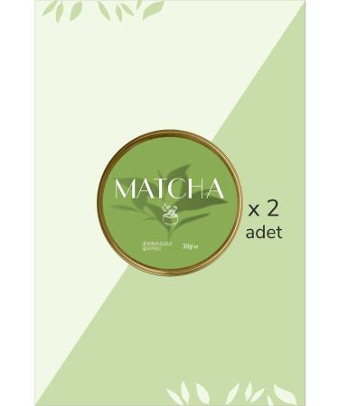 Halal Spice AA Quality Organic Matcha Tea 30gr - Matcha Powder 2 Pieces