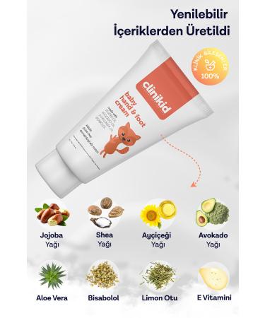 Clinikid Natural Hand and Foot Moisturizing Cream - Buy Online on GoSupps.com