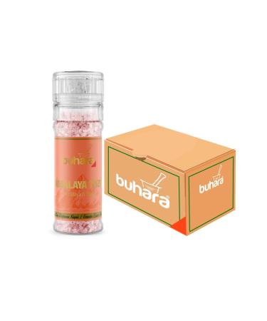 Bukhara WHOLESALE HIMALAYAN SALT GLASS MILL 110 GR x 15 Pcs.