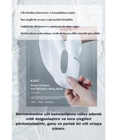 KOEC Bio Deep Collagen Clearing Face Mask Set Korean Beauty and Skin Care Brightness Moisturizing 4-Piece - Buy Online on GoSupps.com