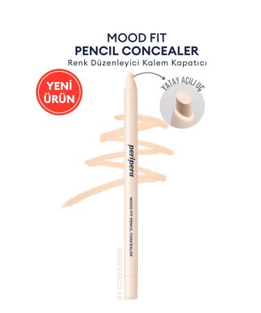 PERIPERA Color Corrector Pencil Concealer Beige Color PERIPERA Mood Fit Pencil Concealer 003 Cover Beige