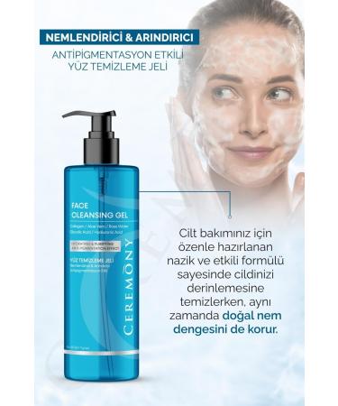 Ceremony Moisturizing & Purifying & Equalizing & Anti-aging Facial Cleansing Gel 12 pcs Sta - Buy Online on GoSupps.com