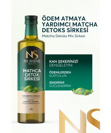 NS SHINE BEAUTY helps to get rid of edema quinoa matcha detox mix vinegar slimming1 helper