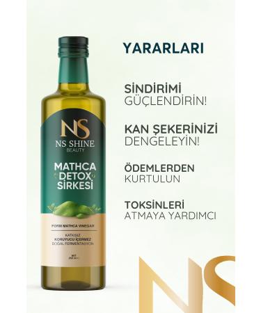 NS SHINE BEAUTY helps to get rid of edema quinoa matcha detox mix vinegar slimming1 helper - Buy Online on GoSupps.com