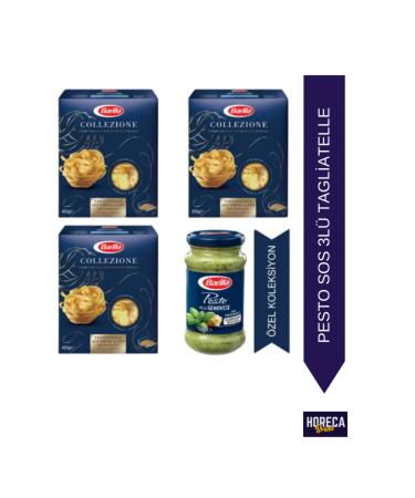 Barilla Tagliatelle X 3 Pieces & Pesto Genovese Sauce