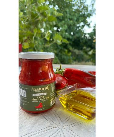NATURAL KAPIDA BY BEYZA AYDIN SWEET PEPPER PASTE WITH OLIVE OIL (360 GR) - Buy Online on GoSupps.com