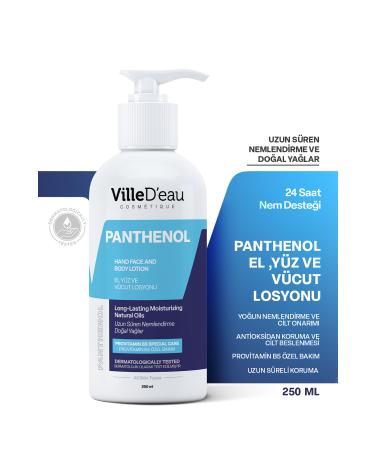 VilleD'eau Intensive Moisturizing Smoothing Nourishing Dry Sensitive Skin Hand Face and Body Cream 250 ml - Buy Online on GoSupps.com