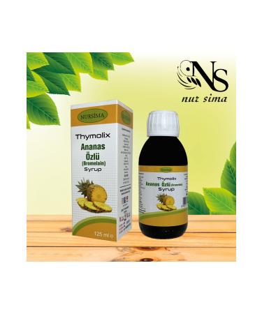 Nursima Pineapple Extract Bromelain Syrup 125 ml