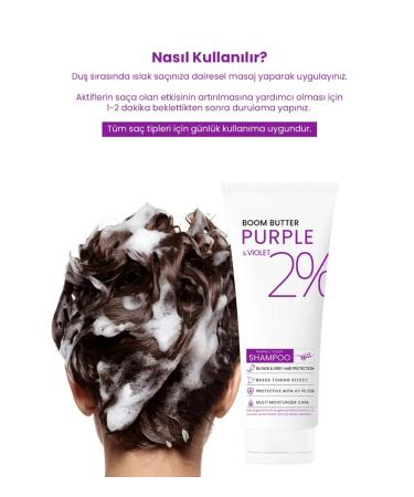 PROCSIN BOOM BUTTER Color and Hair Structure Protective Purple Shampoo 250 ML - Buy Online on GoSupps.com