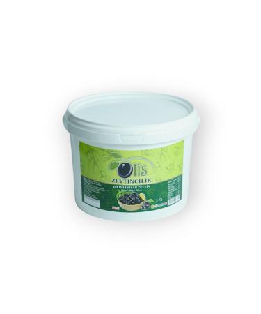 Olis Olives Sliced Black Olives - Drained Weight 2 Kg. - Bucket