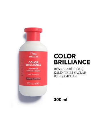 wella Professionals Invigo Color Brilliance Shampoo 300 ml - Color Protection for Thick Hair