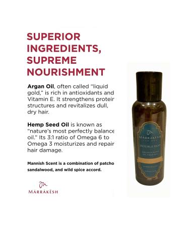 Marrakesh Argan And Hemp Oil Therapy 2-IN-1 Shampoo And Body Wash 100ML