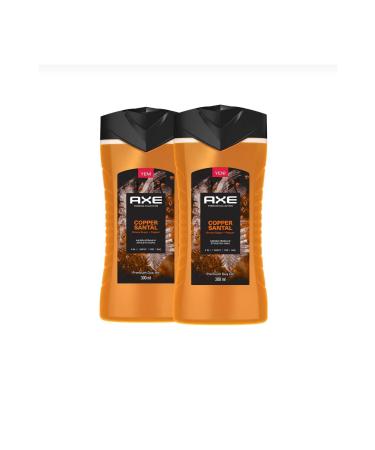 Axe Premium Collection Shower Gel Copper Santal 3 In 1 Body Hair Face 300 ml X2 - Buy Online on GoSupps.com