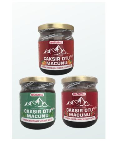 Natural Hatay Region 3 Pack (ORANGE - STRAWBERRY - MINT) Chak r Herb Paste 240gr - Buy Online on GoSupps.com