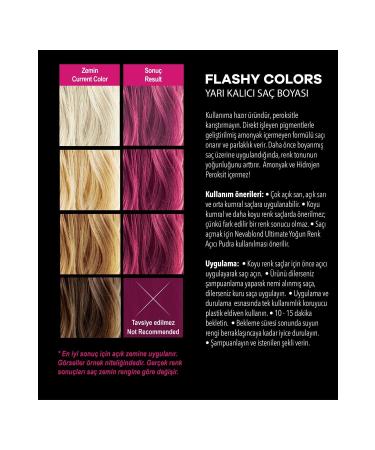 Flashy Colors Flashy Color Candy Pink 100ml Vegan Direct Applied Hair Dye - Buy Online on GoSupps.com