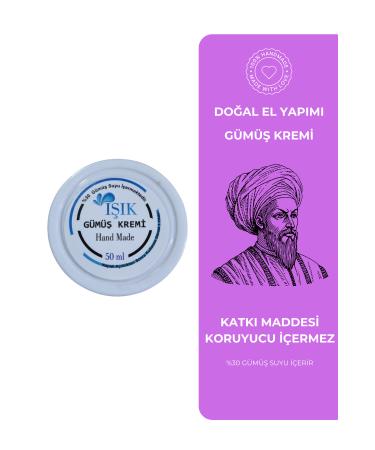 I IK I k Silver Cream 100% Natural Handmade (with Silverwater and Herbal Natural Extracts)