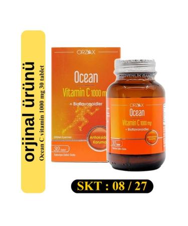 Ocean Vitamin C 1000 mg 30 Tablets