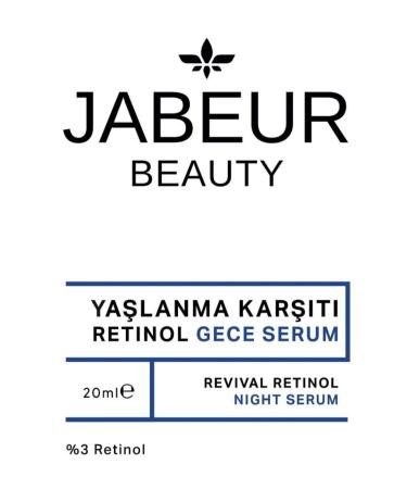Jabeur Anti-Wrinkle Retinol Night Serum 20 ml - Buy Online on GoSupps.com