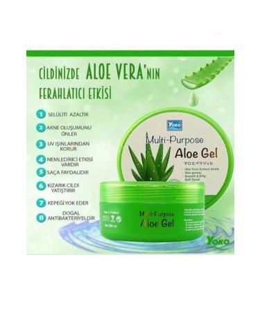 YOKO Aloe Vera Face Body Hair Gel - Buy Online on GoSupps.com