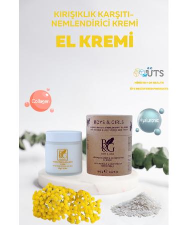 B&G Boys & Girls Anti-Wrinkle - Moisturizing Hand Cream 100 gr