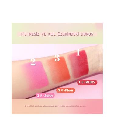 Diamorio Moisturizing Stick Cream Blush Soft and Moisturizing Formula High Pigmentation - Buy Online on GoSupps.com