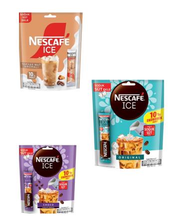 Nescafe ICE Series Buy 3 Pay 2 (Original-Toffee Nut-Choco) 3 X 10 Economic Package