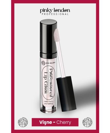 Pinky London Cherry Lip Plumping and Shining Lip Gloss
