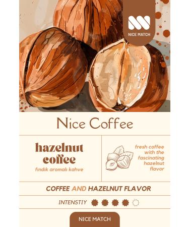 Nice Match Hazelnut Coffee Hazelnut Flavored Filter Coffee 200 Gr - Buy Online on GoSupps.com