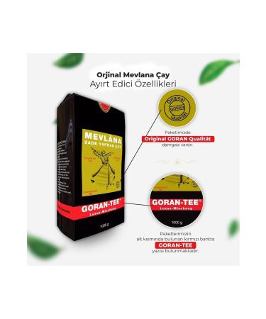 Goran tee Mevlana plain leaf tea luxus mischung Goran tee Mevlana plain leaf tea 1000 grams luxus mischung