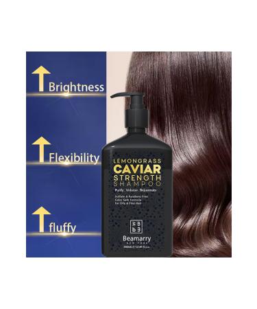 Beamarry Caviar Plumping Strengthening Fine Oily Hair Shampoo Series 380 ml - Buy Online on GoSupps.com