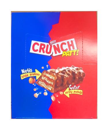 Nestle Crispy Rice Crisps Rich Hazelnut Cream Crunch Patt (27 Grams x 12 Pieces)