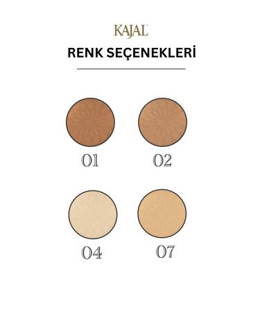 KAJAL Cream Beige Compact Powder & Cream Beige Compact Powder - No: 07 - Buy Online on GoSupps.com