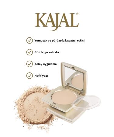 KAJAL Brown Compact Powder & Brown Compact Powder No:01 - Buy Online on GoSupps.com