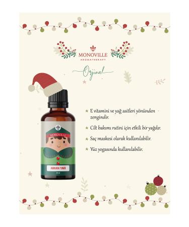 Monoville Jojoba Oil 30 ml Argan Oil 30 ml Rosehip Oil 30 ml (New Year Gift Set) 3x30 ml - Buy Online on GoSupps.com