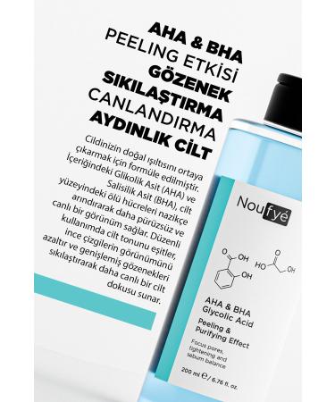 NOUFYE Revitalizing and Pore Tightening Glycolic Acid Toner for All Skin Types 200 ML - Buy Online on GoSupps.com