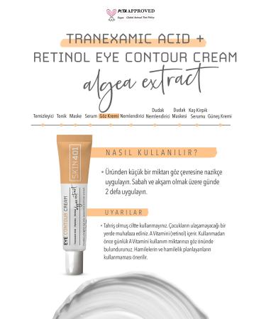 Skin401 Eye Contour Retinol Peptide & Tranexamic Acid Care Cream 20ml - Buy Online on GoSupps.com