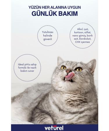 Veturel Cat Face Cleansing Solution Cat Acne Tear Stain Eye Drops Discharge Itching Care 100ml - Buy Online on GoSupps.com