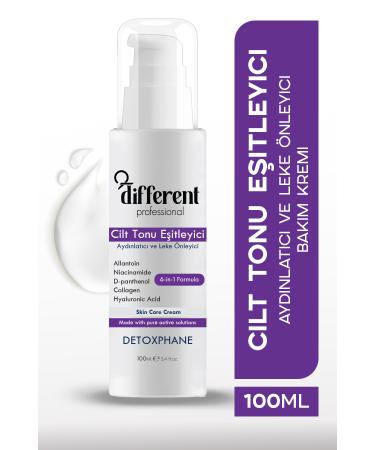 DIFFERENT PROFESSIONAL Skin Tone Equalizer Brightener and Anti-Spot Face Cream 100ml