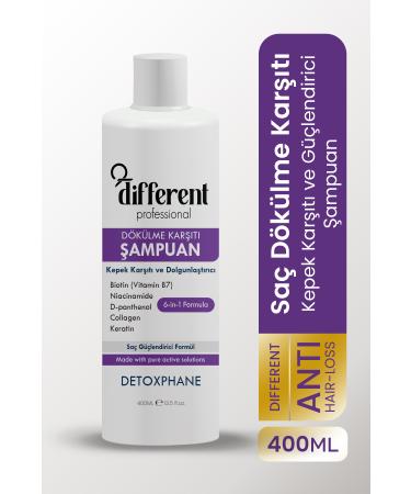 DIFFERENT PROFESSIONAL Anti-Hair Loss Shampoo Biotin Collagen Keratin D-panthenol Niacinamide