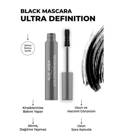 Alix Avien Ultra Definition Mascara-Flawless Curls-Extra Volume Lashes
