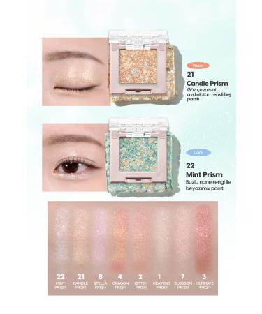 Missha Non-Clumping Handmade Holographic Glitter Eyeshadow Modern Shadow Glitter Prism (No.22 Mint Prism) - Buy Online on GoSupps.com
